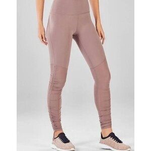 NWT Fabletics Cashel Foldover Powerform Legging Dusty Pink L